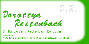dorottya reitenbach business card
